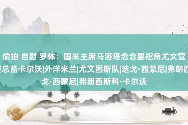 偷拍 自慰 罗体：国米主席马洛塔念念要挖角尤文营收和足球发展总监卡尔沃|外洋米兰|尤文图斯队|迭戈·西蒙尼|弗朗西斯科·卡尔沃